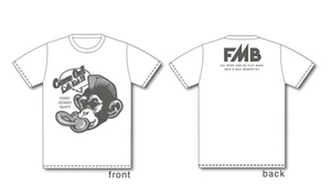 ファンキーモンキーベイビーズ　FUNKY MONKEY BABYS　グッズ　Tシャツ　白　Mサイズ　中古品