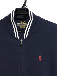 ■POLO RALPH LAUREN・ポロ ラルフローレン■フルジップアップ ブルゾン■ネイビー・S（JPN Mサイズ相当）・上品・上質