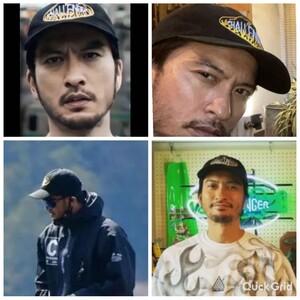 貴重長瀬智也氏着用CHALLENGER FIRE-CAP ルアー付DAIWA釣具チャレンジャーキャップファイヤーパターンワッペンダウンベスト箱有り