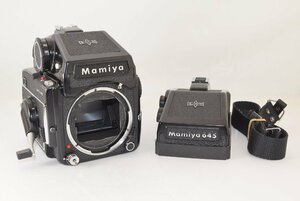 Mamiya マミヤ M645 1000S ボディ AEファインダー2種付属 J2310634