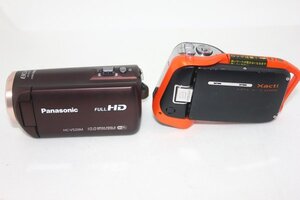 【ビデオカメラ2台まとめ売り】Panasonic HC-V520M・SANYO DMX-CA8 #0093-671