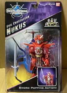 未開封品 Beetleborgs Metallix 『NUKUS』 ビーファイターカブト ビートルボーグ メタリックス Power Rangers パワーレンジャー