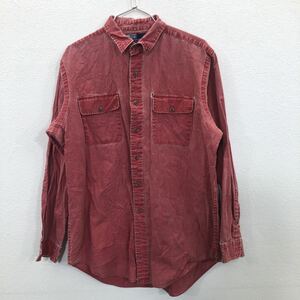 Polo デニムシャツ L ポロ レッド ラルフローレン RalphLauren 古着卸 アメリカ仕入 t2208-3194