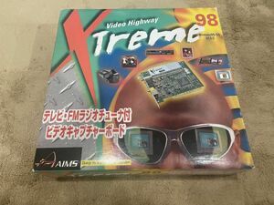 ジャンク 未確認 Xtreme98 AIMS 「Video Highway XTreme98」日本語版 テレビ・FMチューナー ビデオキャプチャーボード