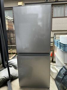 AQUA アクア 126L 冷凍冷蔵庫 AQR-13K(S) 2ドア 冷蔵庫 シルバー 単身 一人暮らし 動作品 2021年製