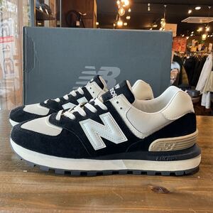 new balance ニューバランス U574LGRA スウェード メッシュ ローカットスニーカー size 28.5cm 美中古品