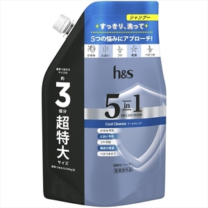 まとめ得 ｈ＆ｓ ５ｉｎ１ クールクレンズ シャンプー つめかえ超特大サイズ Ｐ＆Ｇ シャンプー x [2個] /h