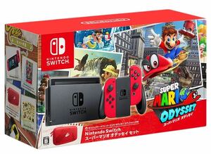 Nintendo Switch スーパーマリオ オデッセイ セット ODYSSEY SET 限定 本体同梱版 ニンテンドースイッチ本体 任天堂 ステッカー付 送料無料