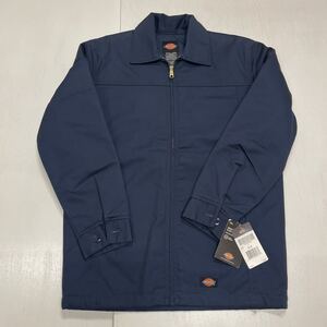 S 未使用品 紺色 生産終了 ディッキーズ Dickies TJ100 パネルジャケット ワークジャケット 裏地キルティング 1