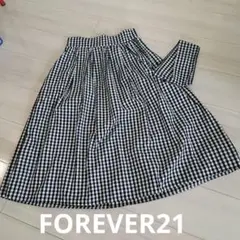 FOREVER21　ギンガムチェック　フレアスカート