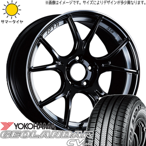 225/65R17 サマータイヤホイールセット ハリアー etc (YOKOHAMA GEOLANDAR G058 & SSR GTX02 5穴 114.3)