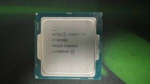 【ジャンク扱い】Intel Core i7-6700K CPU インテル 【中古品】