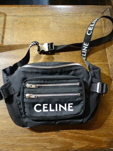 CELINE ボディバッグ　正規店購入　正規品　美品　Large Zipped Belt Bag セリーヌ