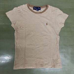 POLO RALPH LAUREN ポロラルフローレン　 ボーダー 半袖 Tシャツ カットソー 半袖Tシャツ　レディース　サイズS