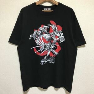 [送料無料]墓場の画廊/ゲッターロボ アーク/ゲッターアーク・キリク・カーンTシャツ(アニメ版)/ブラック/XLサイズ