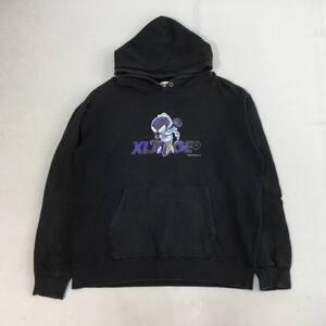 ■ XLARGE エクストララージ パーカー ブラック サイズ XL メンズ MUTAHUKAZコラボ ムタフカズ ANGELINO PULLOVER HOODED 0.84kg