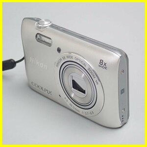 ★Nikon/ニコン COOLPIX S3700 コンパクトデジタルカメラ/シルバー/有効2005万画素/光学8倍ズーム/ジャンク扱い&1932000464