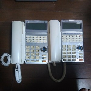  saxa（サクサ） TD615(W) 18ボタン標準電話機(白) ２台セット　