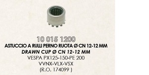 RMS 10015 1200 社外 ベアリング(ニードルローラー/片側開放) 12-18-12 1個 前輪スイング支点 P(前期12mm16mm)