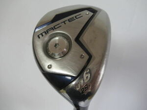 ★MacGregor マグレガー MACTEC ユーティリティ UT6 29° 純正カーボンシャフト J417　★レア★激安★中古★　★