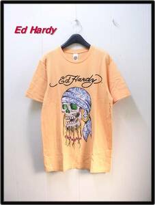 メンズ M 本物 【Ed Hardy エドハーディー スカルTシャツ SURF】