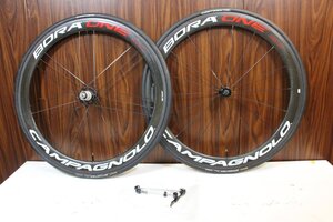 ○Campagnolo カンパニョーロ BORA ONE 50 AC3 RIM シマノフリー 11/12s対応 チューブラー カーボンホイールセット