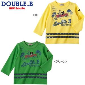 ミキハウス　ダブルB 長袖Tシャツ　90cm 黄色 子供服