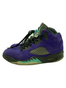 NIKE◆AIR JORDAN 5 RETRO_エアジョーダン 5 レトロ/27cm/PUP/スウェード