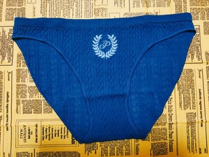 新品未使用タグ付き ヴィクトリアシークレット victorias secret ショーツ リブ ブルー ビキニ