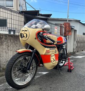 キャドウェル125 ヴィンテージ風カスタム　フルカウル　低走行　AJS