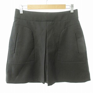 レイビームス Ray Beams 美品 ミニスカート ストレッチ 1 黒 1118 ■GY09 レディース