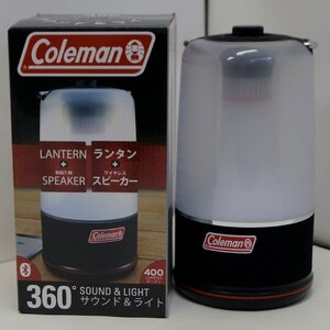 中古 美品 コールマン ランタン スピーカー 360° サウンド＆ライト LEDランタン