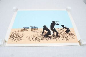 希少 WCP Banksy バンクシー TROLLEY HUNTERS リプロダクション シルクスクリーン プリント 現代アート 限定品