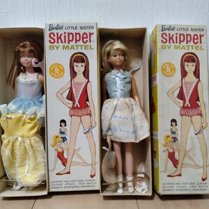 【レア】Skipper　BY　MATTEL　Barbies　LITTLE　SISTER　ドール　 着せ替え人形　希少　ビンテージ　 スキッパー？　マテル社？　とgiた