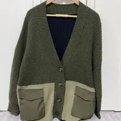 ZARA ニット カーディガン　S