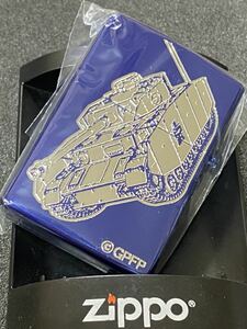 zippo ガールズ＆パンツァー 最終章 アニメ 両面刻印 希少モデル 2021年製 ブルー 戦車 大洗女子学園