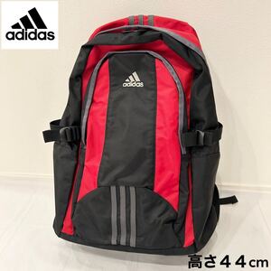 KA■ 未使用 タグ付き adidas アディダス リュックサック 赤×黒 バックパック 登山 アウトドア リュック 鞄 カバン 大容量 スポーツ 遠征 