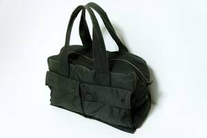 【生産終了】【美品】￥26,950 PORTER SMOKY 角型ボストンバッグ 人気 光沢感 ブラックカラー 高密度コーデュラダック スモーキー ポーター