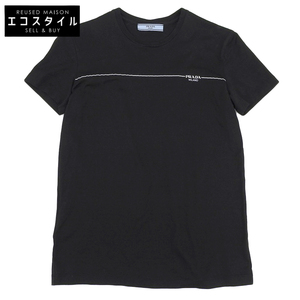 PRADA プラダ コットン Tシャツ レディース ブラック 36 20年 39507 R191 QYR