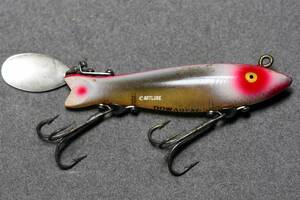 VINTAGE LURE HEDDON DAWAGIAC SPOOK #9100 C1950 3 3/8"（7528-54）USA MADE #OLDLURE ＃ヴィンテージルアー　