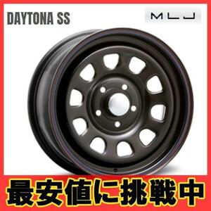 15インチ 5H139.7 6J+0 5穴 1本 デイトナSS ジムニーシエラ ホイール DAYTONA SS MLJ ブラックred/blueline KY