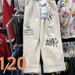 新品　アクレ 120 ディズニー ピクサー パンツ　長ズボン　トイストーリー