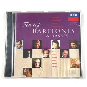 TEN TOP BARITONES&BASSES Bastianini Burchuladze Corena Fischer-Dieskau Ghiaurov Gobbi Milnes Nucci Ramey Talvela 中古CD