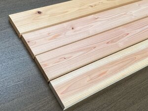 杉板　1220×120×30mm　4本入　プレーナー　国産　無垢　天然乾燥材　木材　杉　板　間柱　DIY　工作　4尺