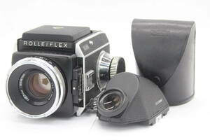 【返品保証】 ローライ Rolleiflex SL66 Planar 80mm F2.8 中判カメラ プリズムファインダー付属 s7769