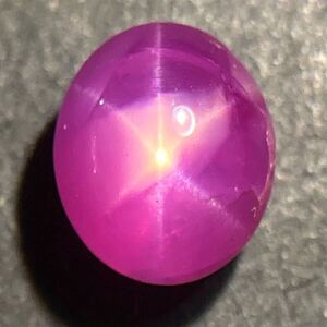 1円〜!!ソ付!!〔天然スタールビー2.30ct〕d 約6.81×5.83mm ルース 裸石 宝石 ジュエリー jewelry star ruby CA2/CA2 テEA0 w4 す49