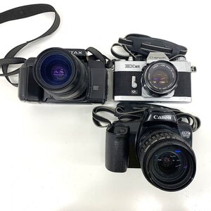 秦野店【現状品】12-52 一眼レフ まとめ 3点 CANON キャノン EOS 1000 QD/EXAUTO QL/PENTAX ペンタックス SFX