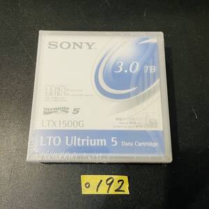 (ヤ)〇192【未開封品】SONY LTX1500G LTO Ultrium5 データカートリッジ 最大記憶容量1.5TB(圧縮時3.0TB) 高性能カートリッジ ソニー