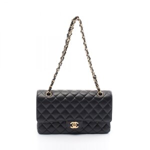 シャネル マトラッセ Wフラップ ブランドオフ CHANEL レザー ショルダーバッグ キャビア 中古 レディース