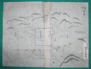 絵図 （城郭図） 広島県 安芸國 広島城 松平氏 廣嶌（レターパックライト発送）